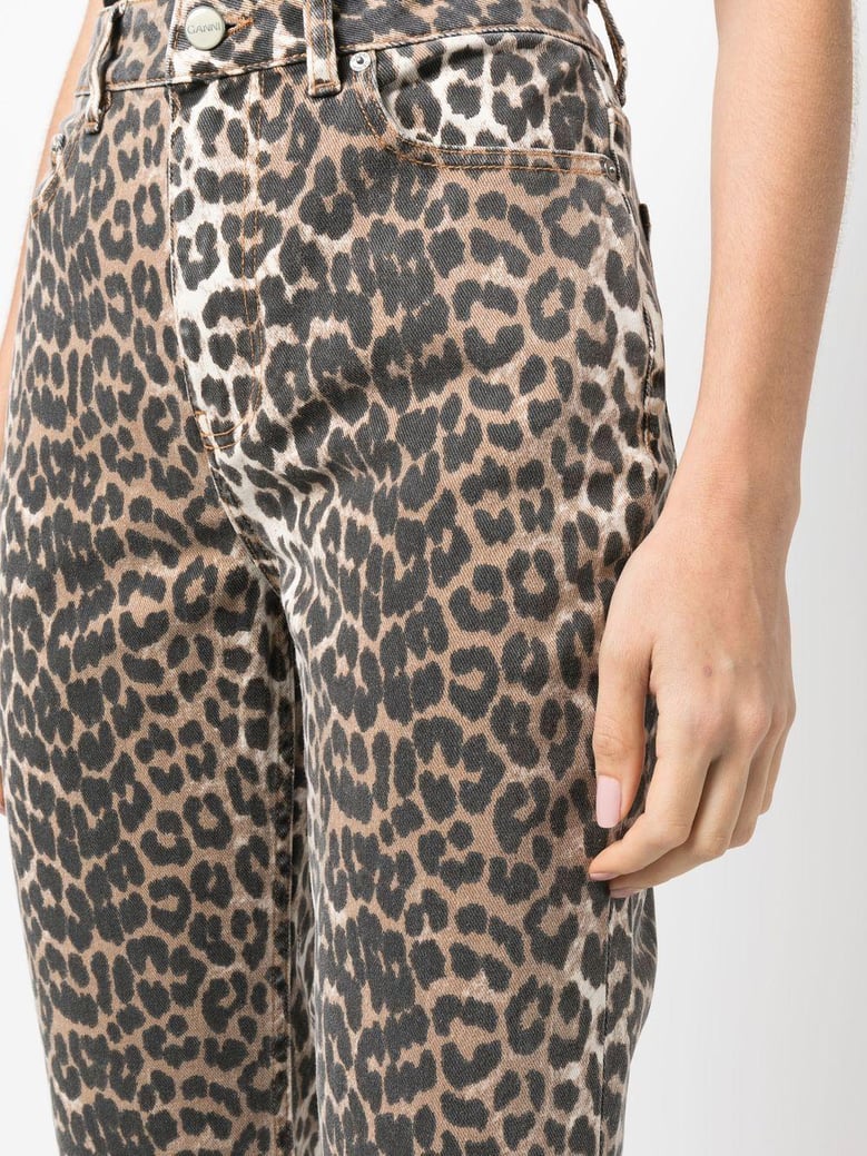 leopard betzy jeans by Selfnex