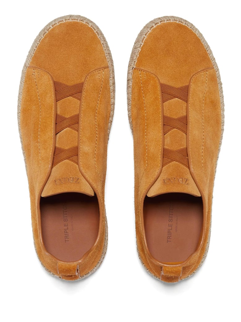 triple stitch™ espadrillas in suede by Selfnex
