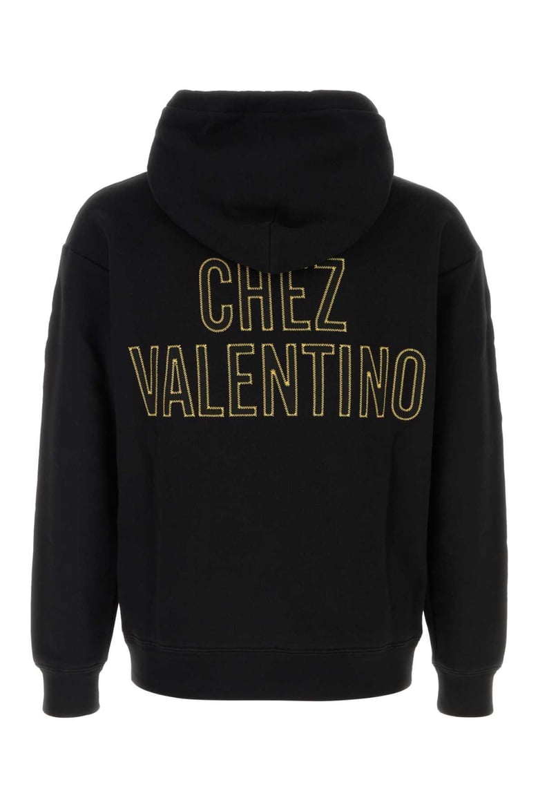 black cotton sweatshirt by Selfnex