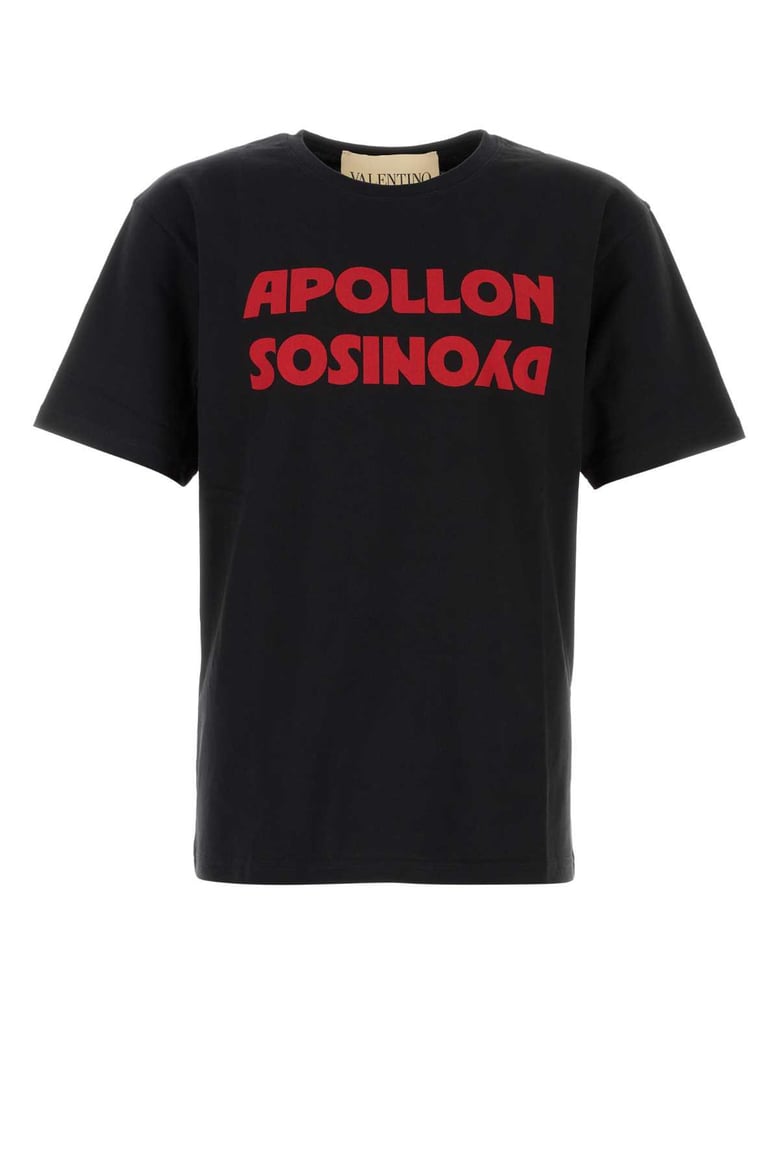 black cotton t-shirt by Selfnex