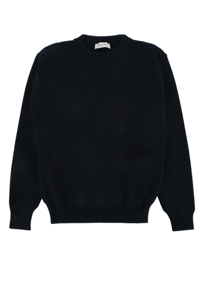 navy blue cotton sweater by Selfnex