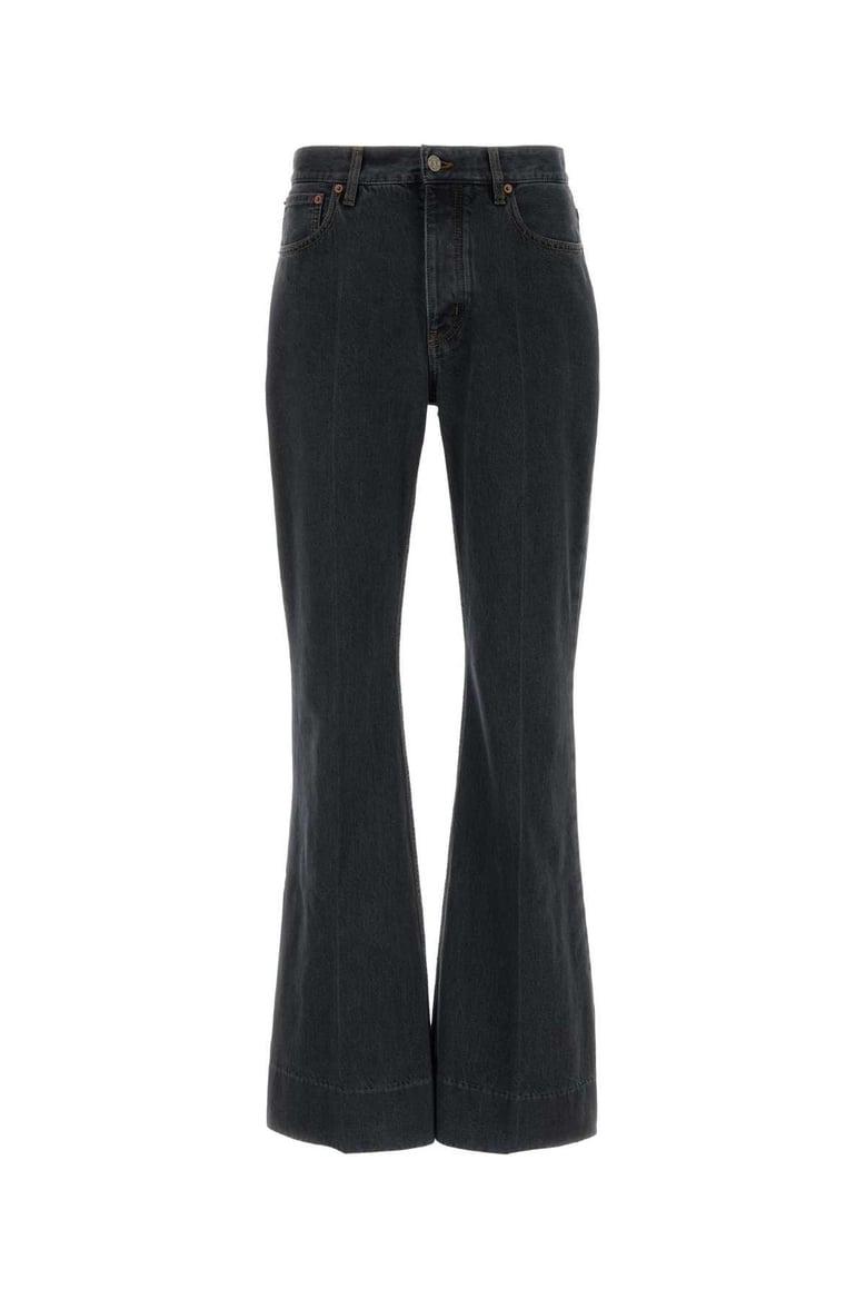 black denim jeans by Selfnex