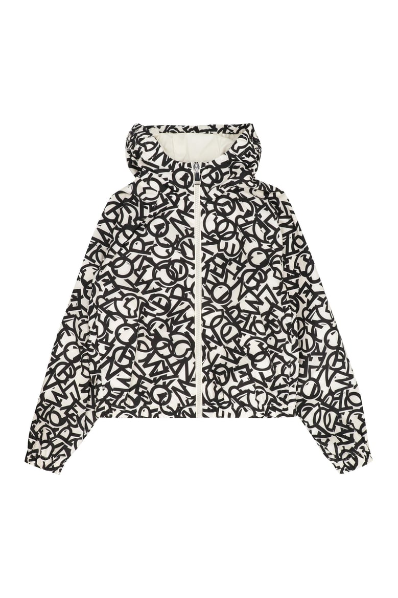 maisha hooded techno fabric raincoat by Selfnex