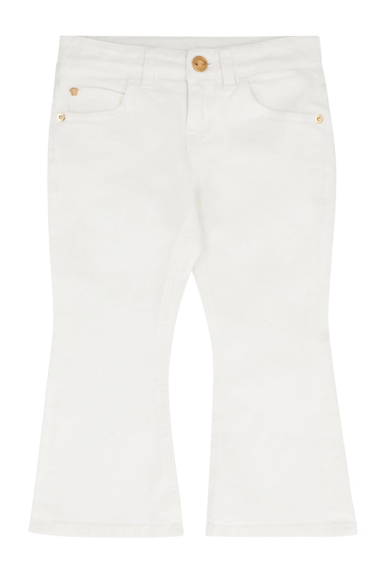 cotton flared jeans by Selfnex