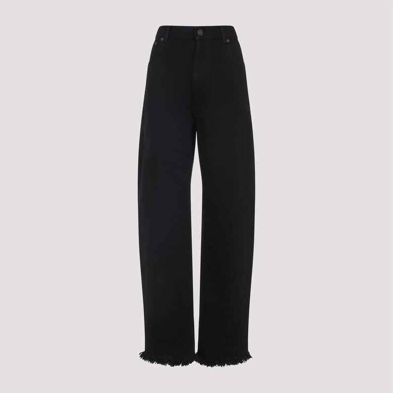 black arch denim jeans by Selfnex