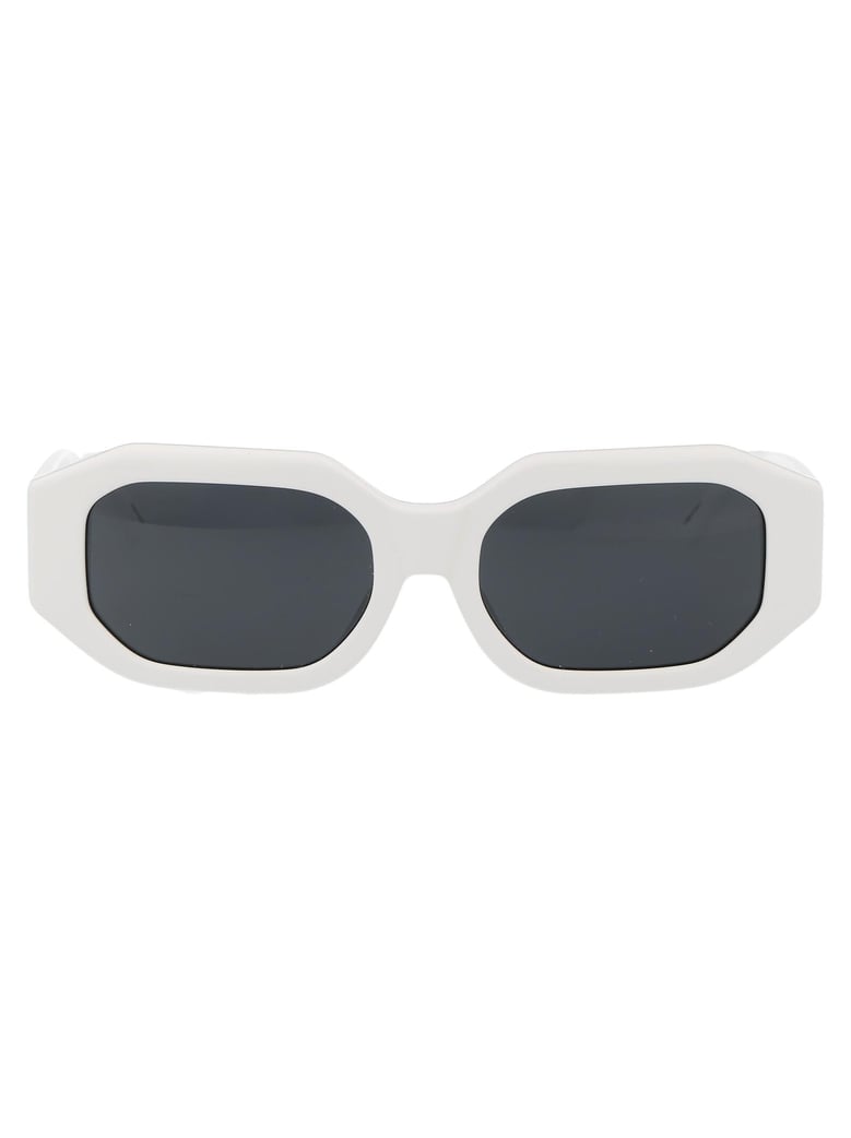white/silver/grey acetate sunglasses by Selfnex