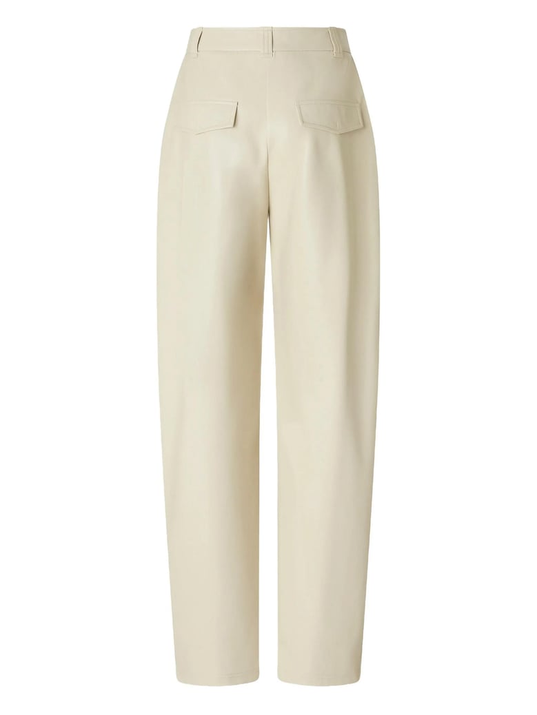 balloon pants in eco-leather by Selfnex