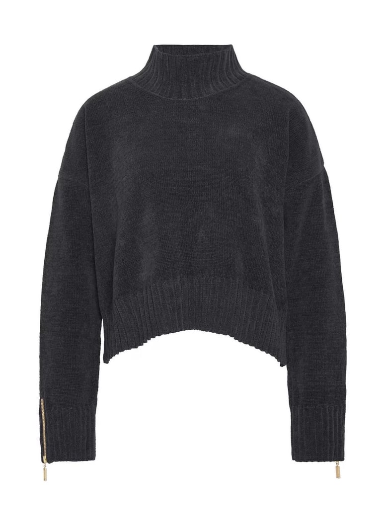 milla knitted high neck sweater by Selfnex
