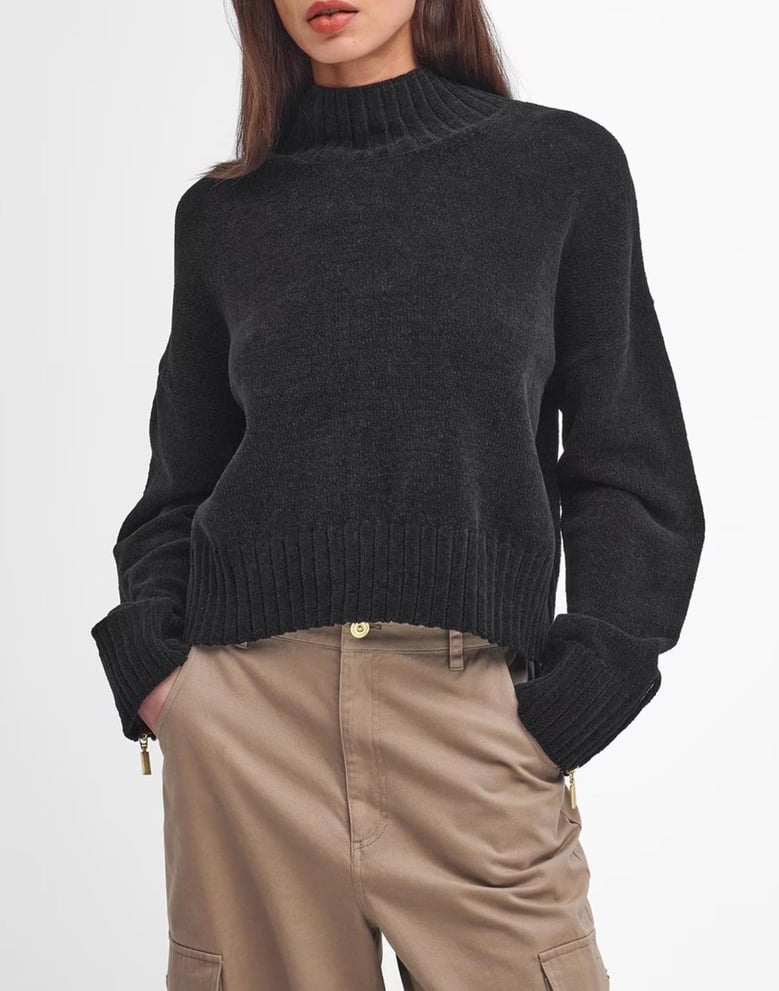 milla knitted high neck sweater by Selfnex