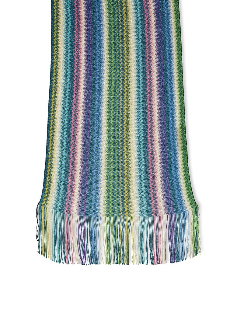 zig zag striped scarf by Selfnex