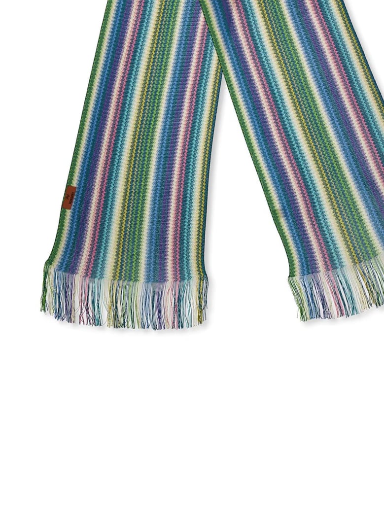 zig zag striped scarf by Selfnex