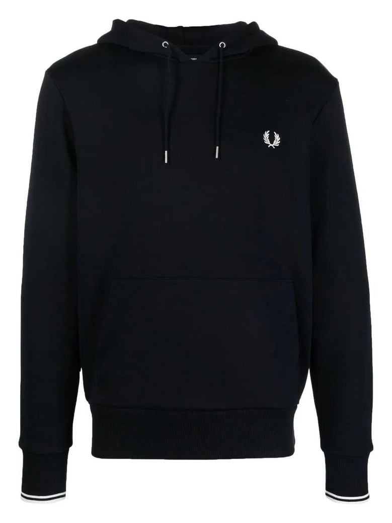 tipped hooded sweatshirt by Selfnex