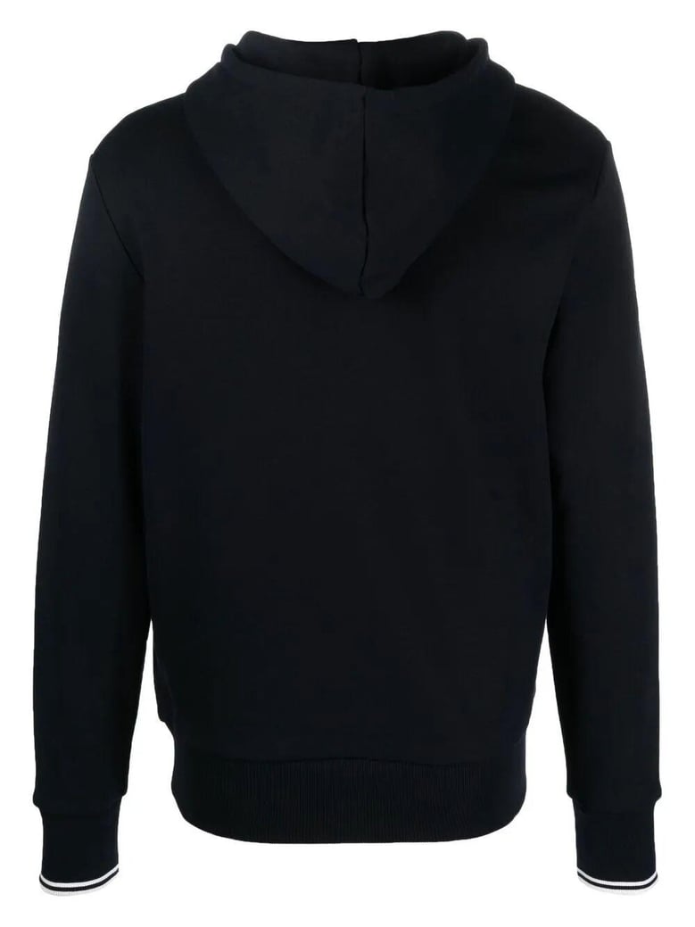 tipped hooded sweatshirt by Selfnex