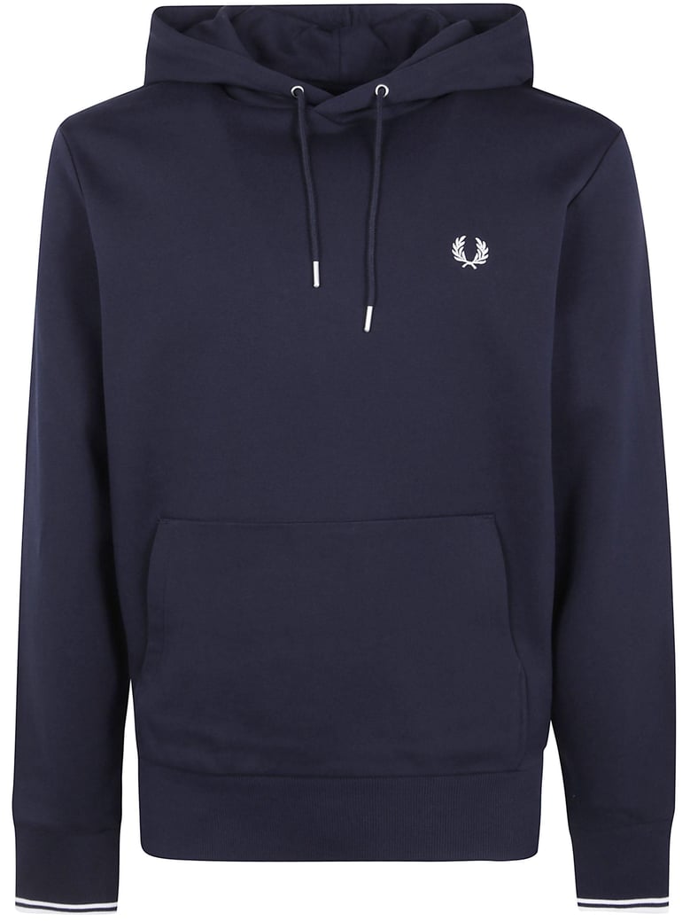 tipped hooded sweatshirt by Selfnex