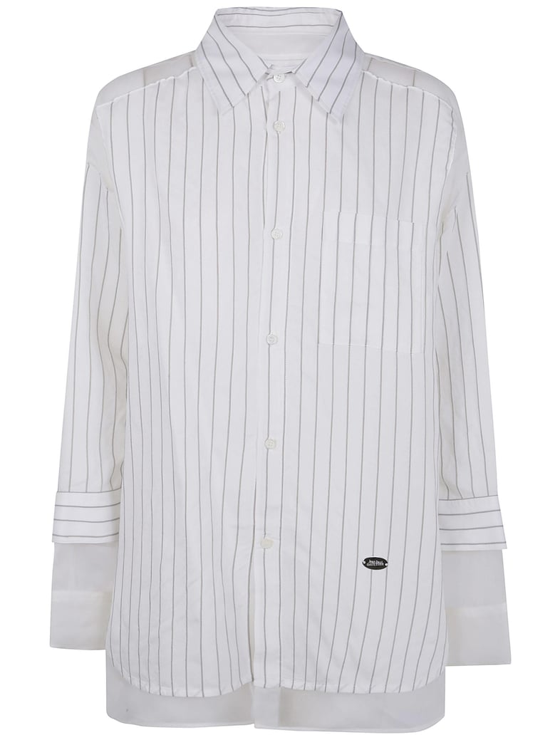 pinstripe petit grand shirt by Selfnex