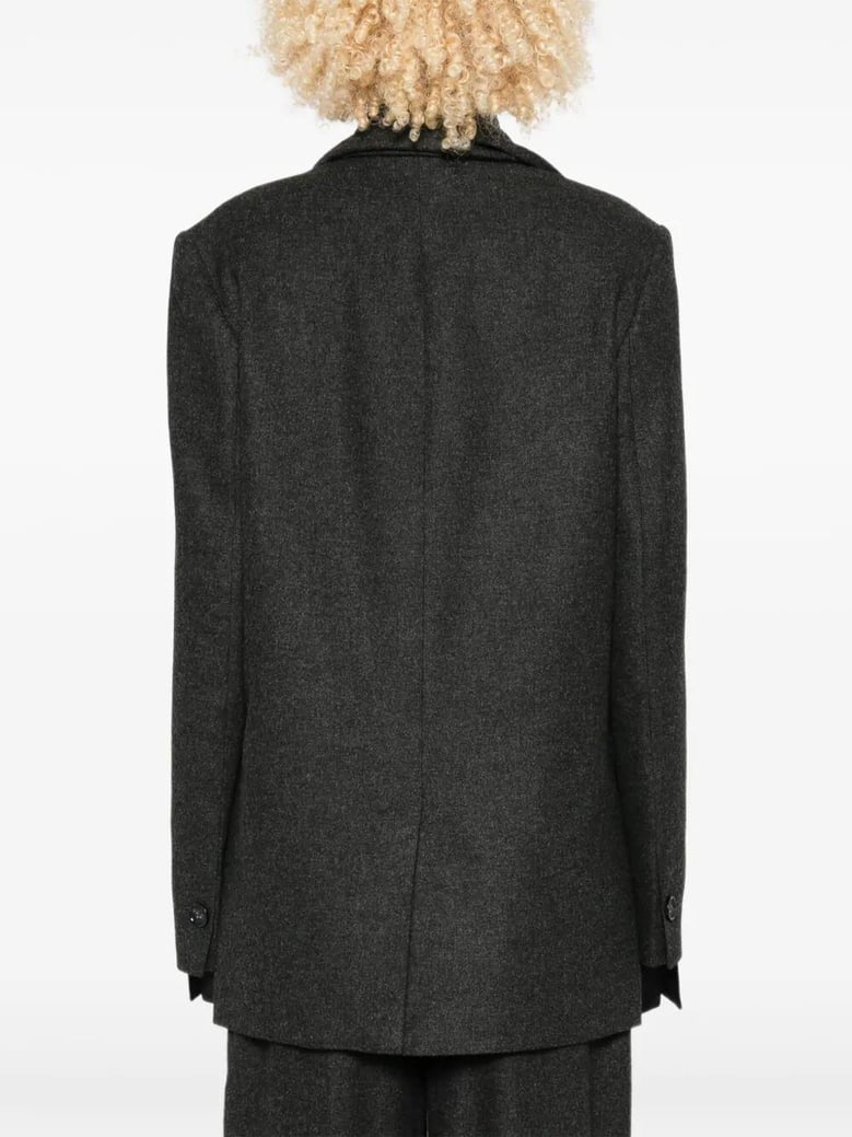 viscose wool scarf blazer by Selfnex