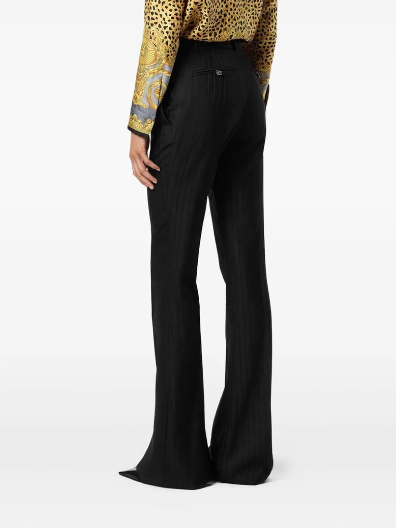 informal pant responsible wool tonal pinstripes by Selfnex