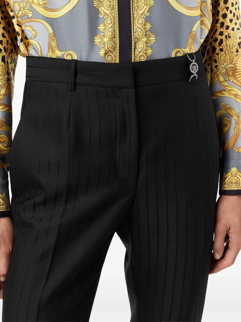 informal pant responsible wool tonal pinstripes by Selfnex