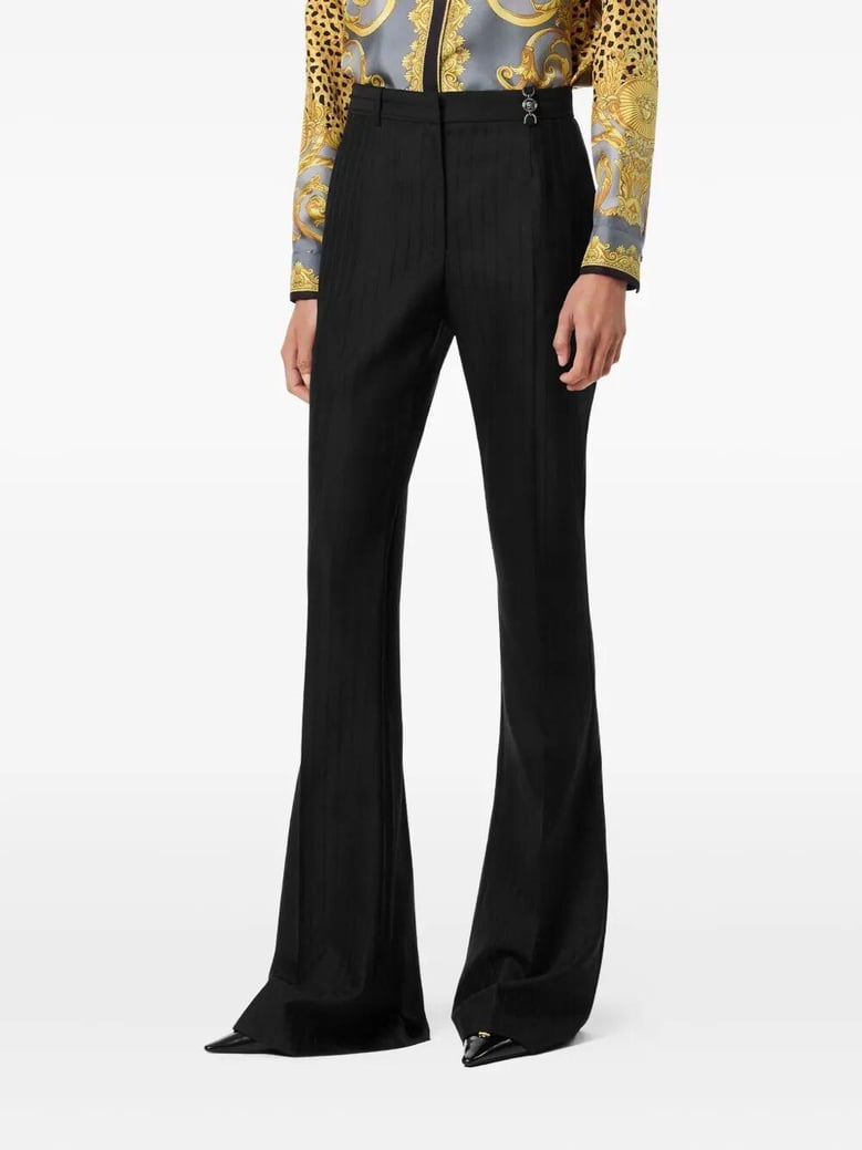 informal pant responsible wool tonal pinstripes by Selfnex