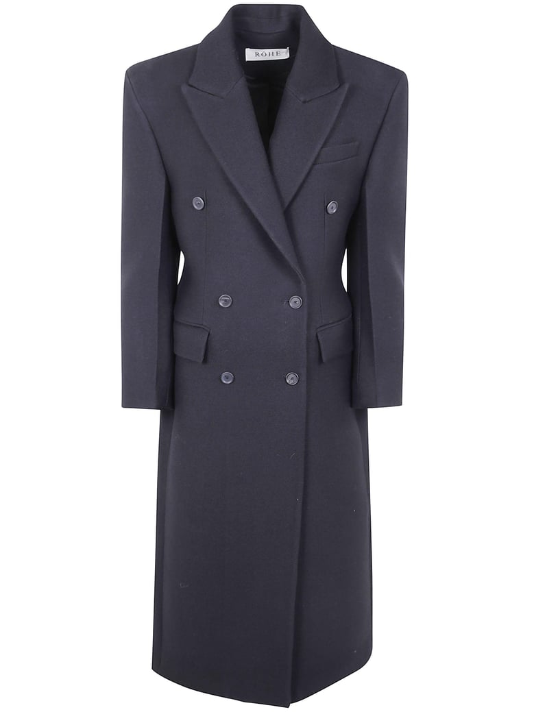 hourglass wool coat by Selfnex