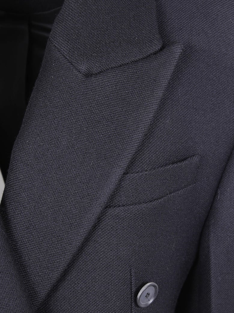 hourglass wool coat by Selfnex