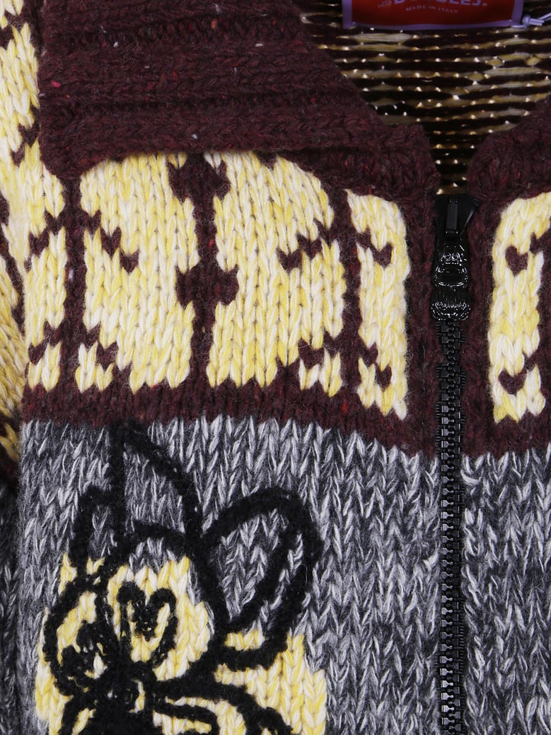 embroidered chalet cardigan by Selfnex