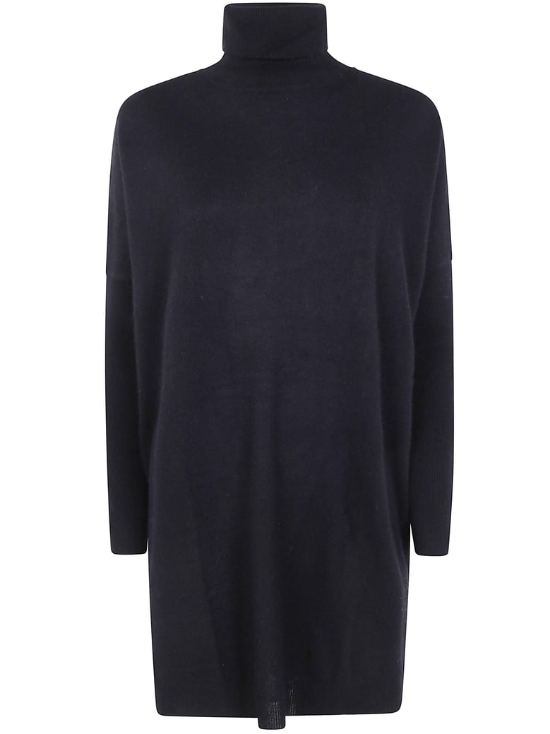 amira high neck maxi sweater by Selfnex