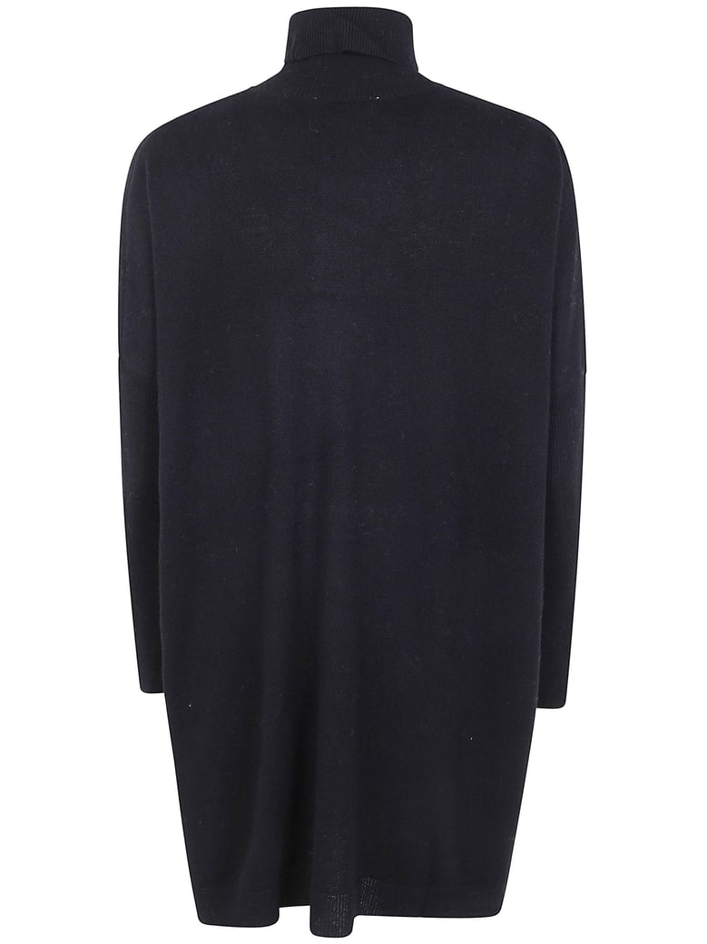amira high neck maxi sweater by Selfnex