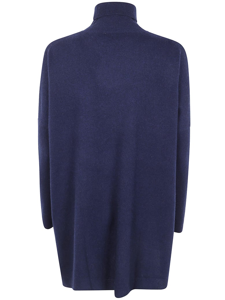 amira high neck maxi sweater by Selfnex