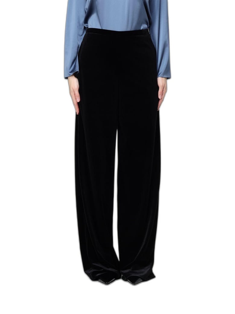 wide chenille trousers by Selfnex