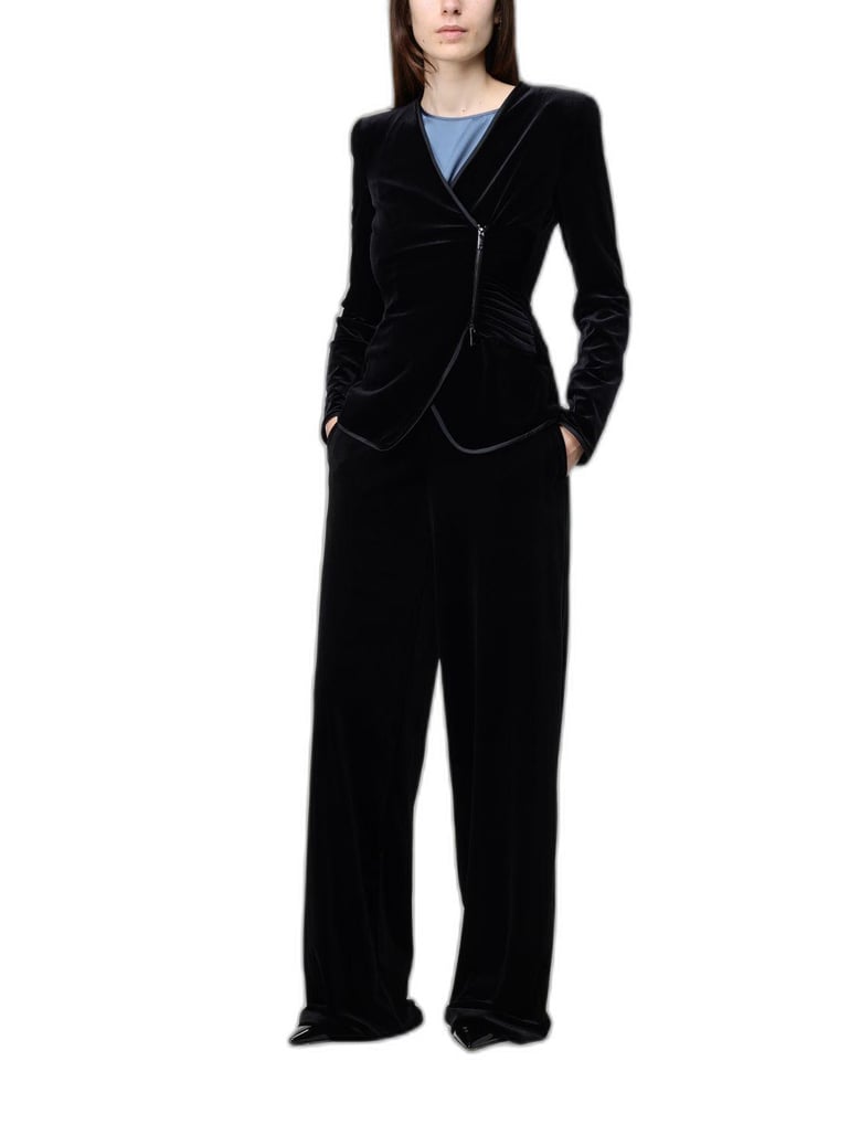 wide chenille trousers by Selfnex