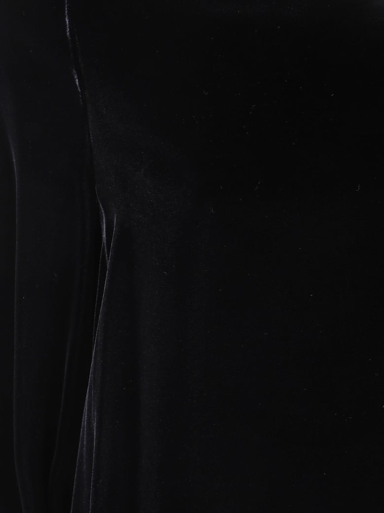 long sleeve velvet dress by Selfnex