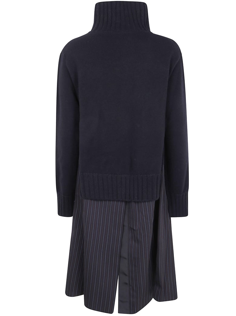 knit coat dress by Selfnex