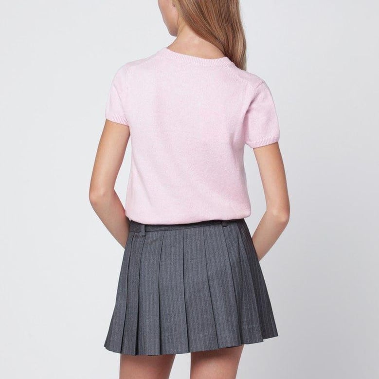 pink wool blend jumper by Selfnex