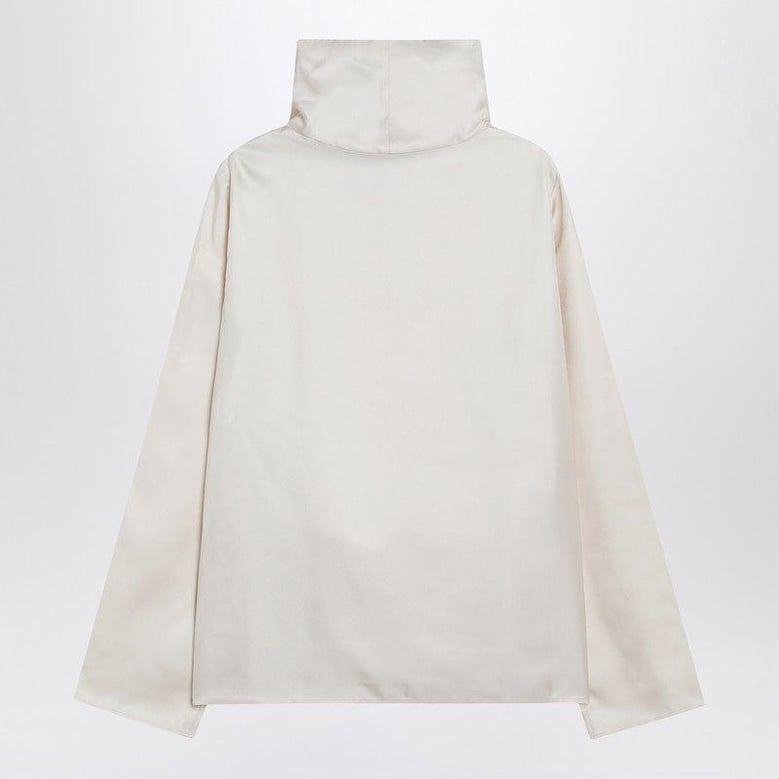 ivory cyna silk blouse by Selfnex