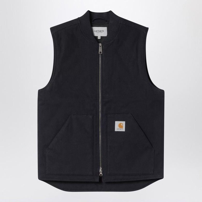 classic vest dark navy by Selfnex