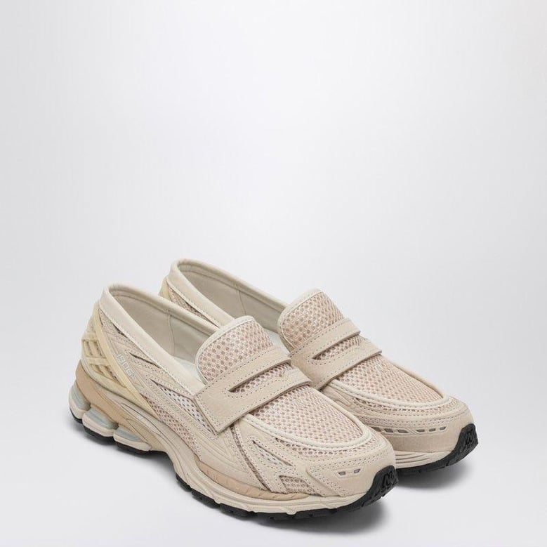 beige 1906l loafer sneaker by Selfnex