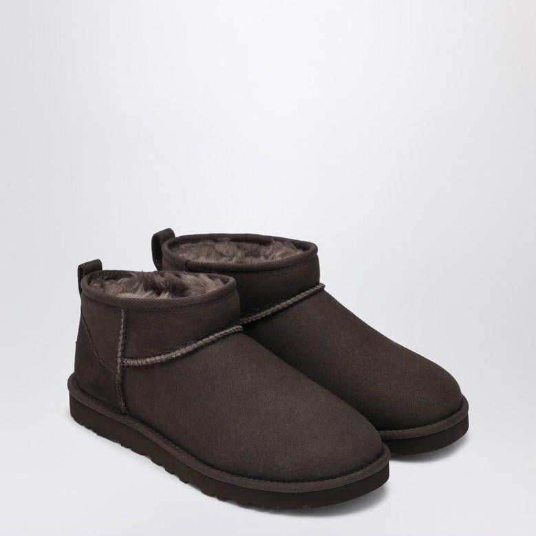 classic ultra mini ankle boots dusty cocoa by Selfnex