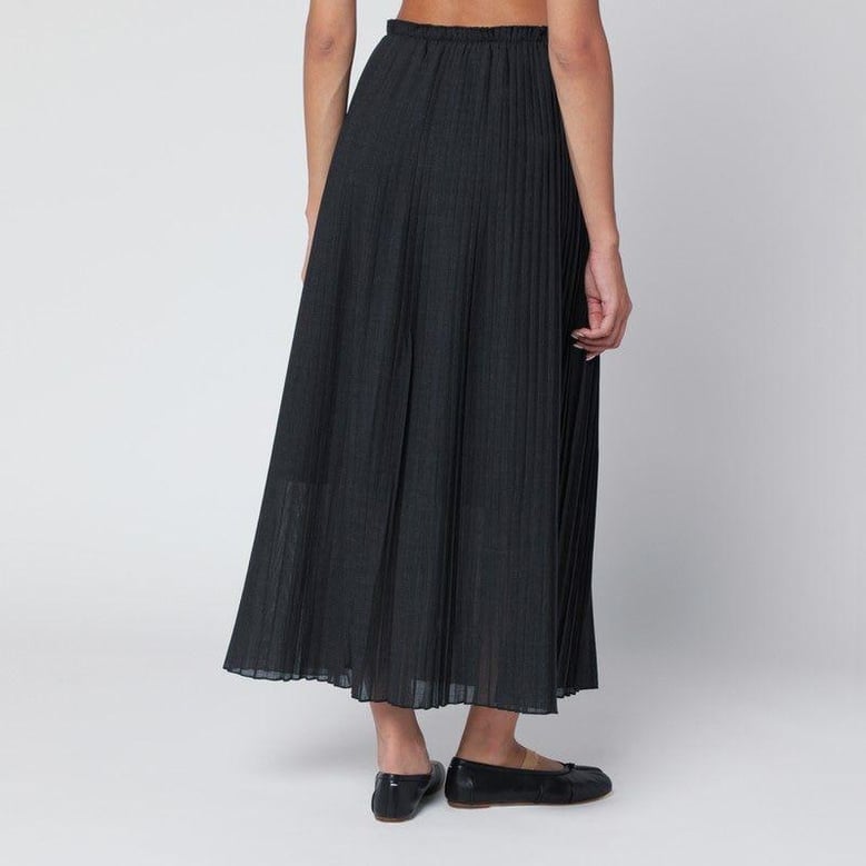 gray nadja-atelier pleated skirt by Selfnex