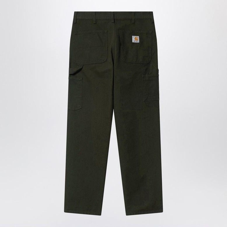 single knee pant olive in organic cotton by Selfnex