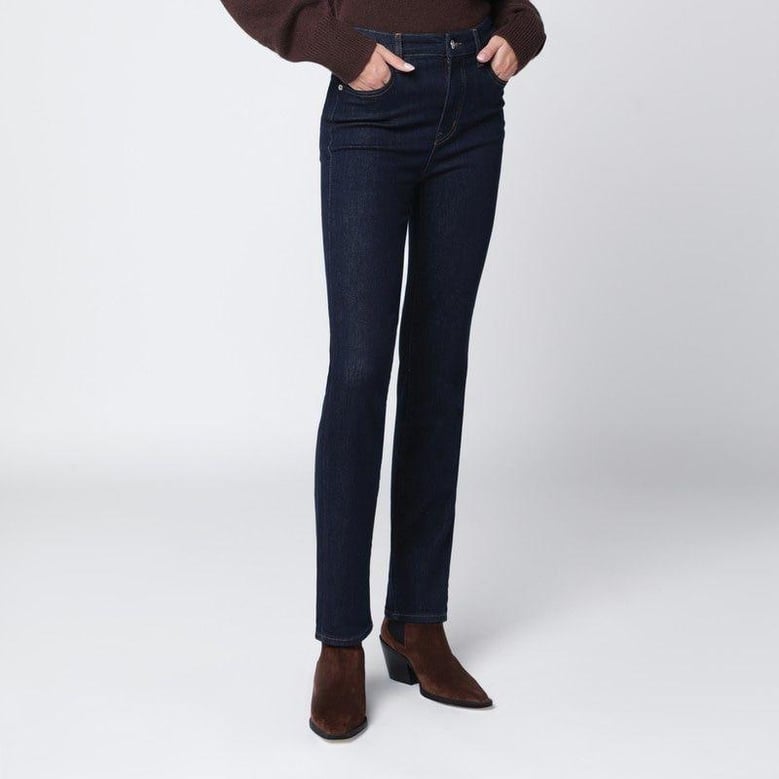 dark blue straight jeans the pencil by Selfnex