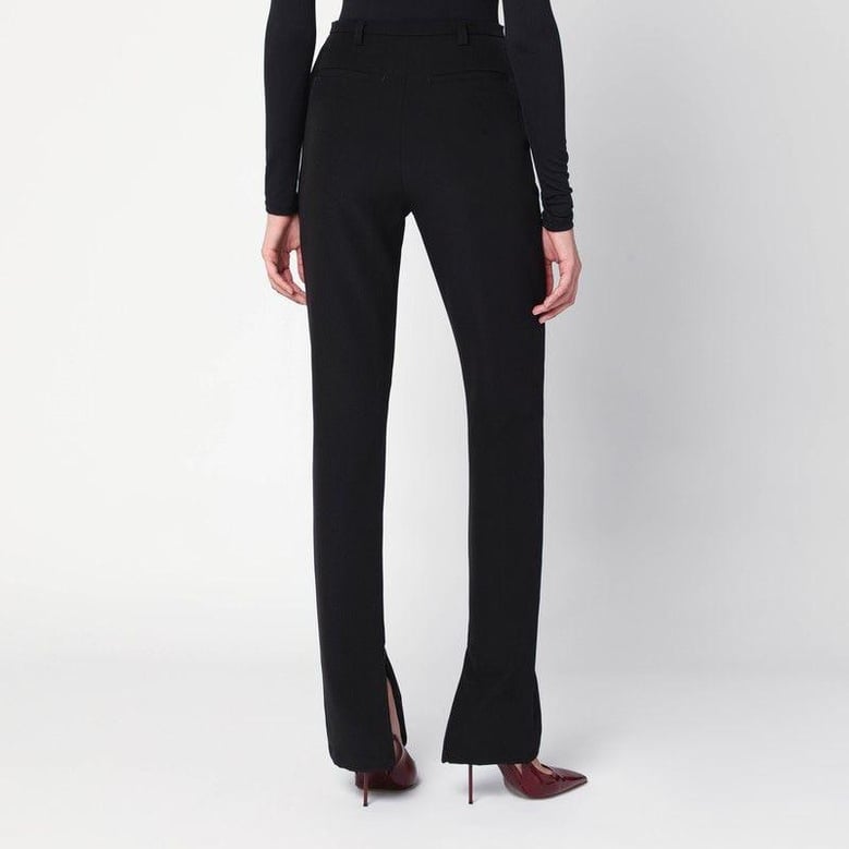 black trousers with zipped slits by Selfnex