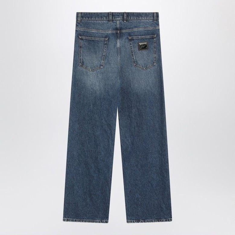 blue washed over jeans by Selfnex