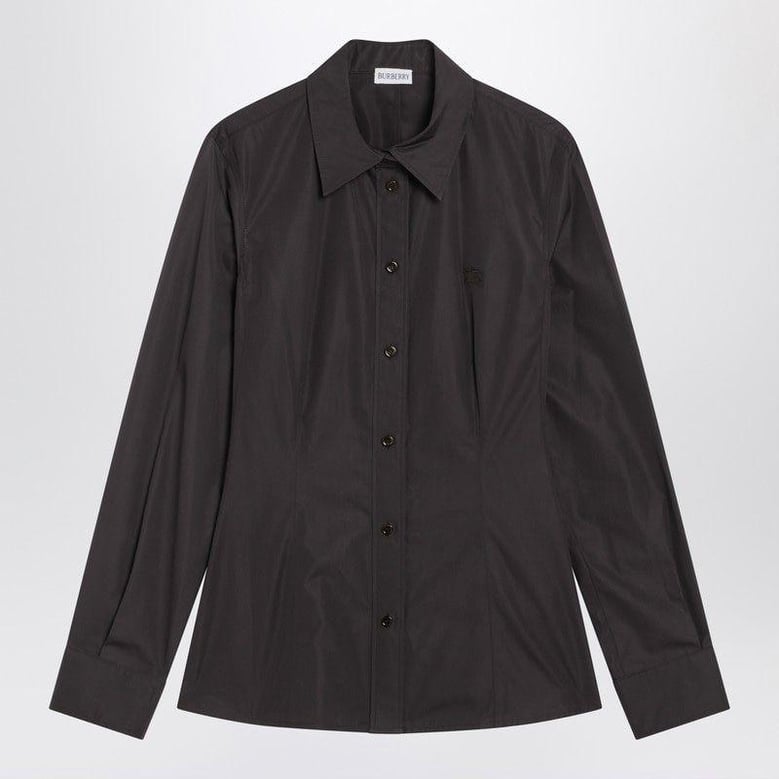 brown cotton shirt by Selfnex