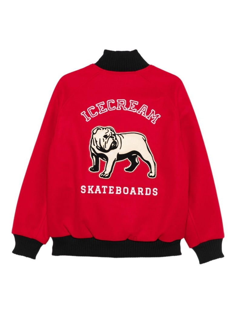 embroidered bomber jacket by Selfnex