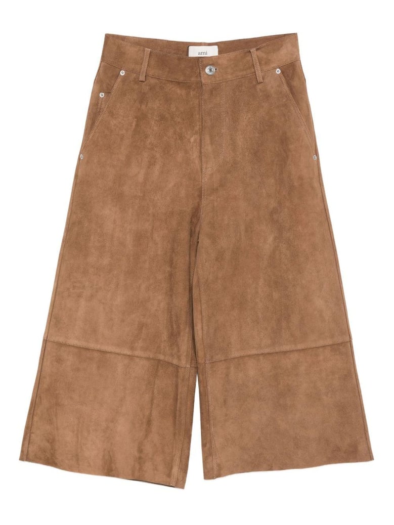 suede leather trousers by Selfnex