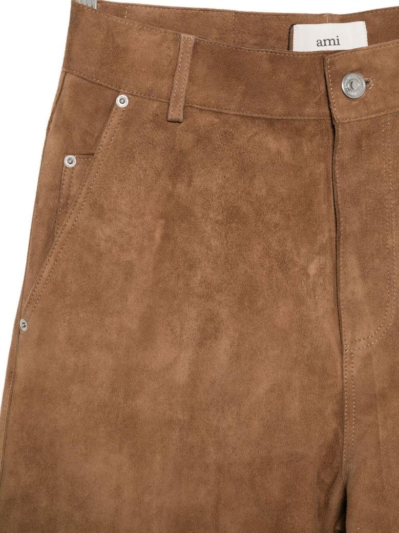 suede leather trousers by Selfnex