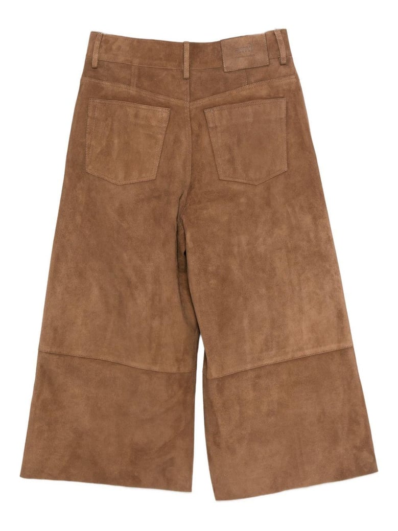 suede leather trousers by Selfnex