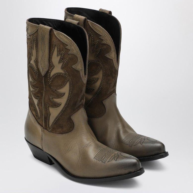 wish star low leather boots by Selfnex