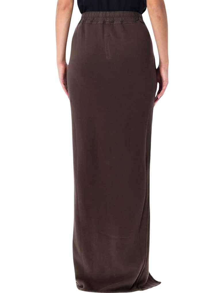 rick owens drkshdw black slit skirt by Selfnex